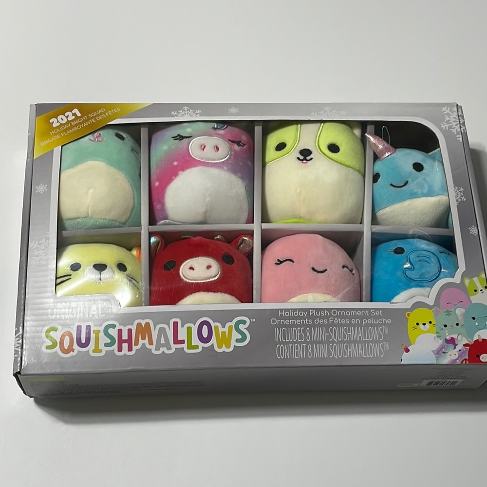 BNIB Holiday Squishmallows Bright Squad-  great for Kids birthday loots bags!